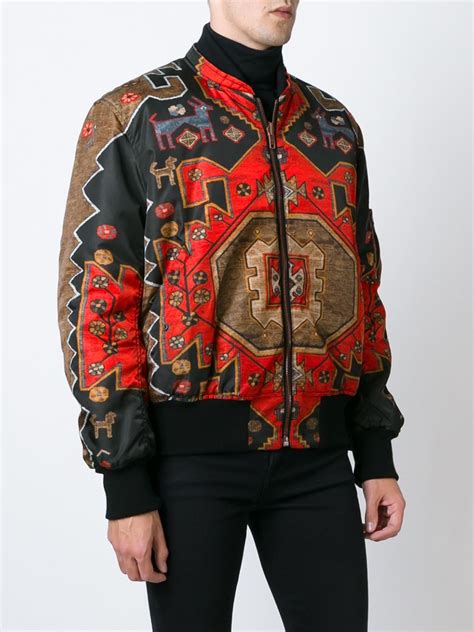givenchy printed bomber jacket